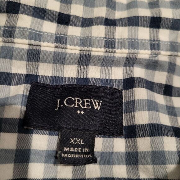 J. Crew Classic Fit Button Up Light Weight Plaid Shirt Mens Size XXL - Picture 4 of 7